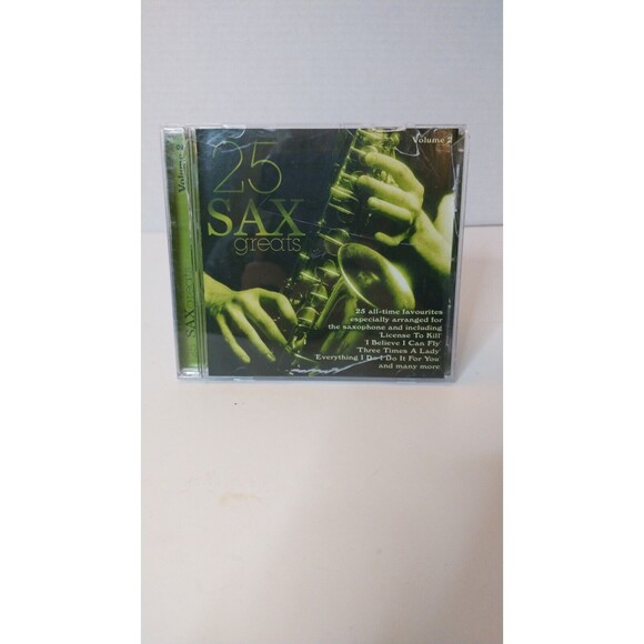 Various Artists, 25 Sax Greats // Volume 2, Audio CD - Picture 1 of 5